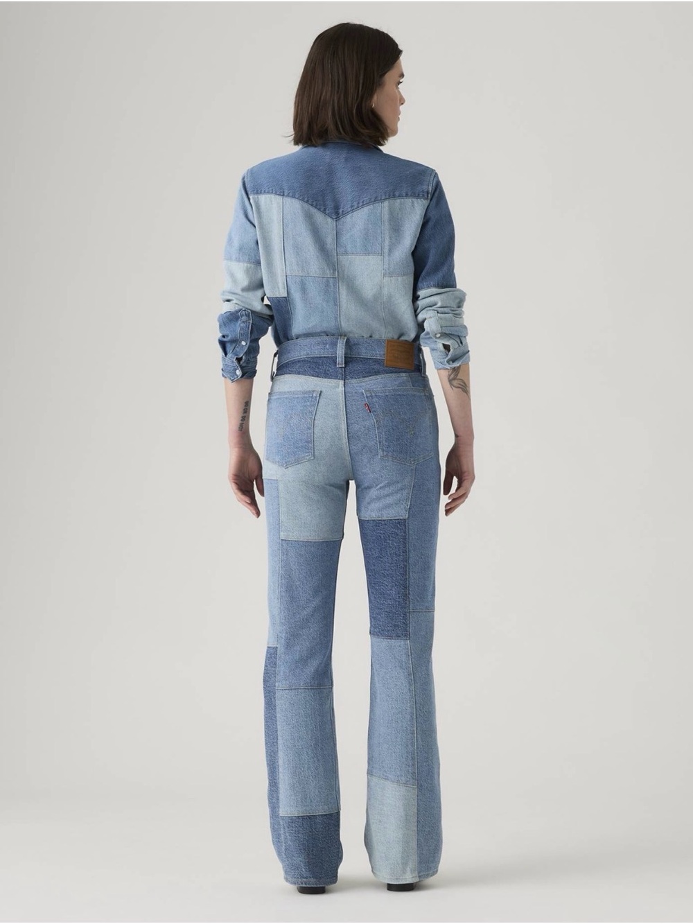 Levi’s WEDGIE BOOTCUT
PATCHWORK WOMEN'S
JEANS 27x34 Long - Picture 3 of 4
